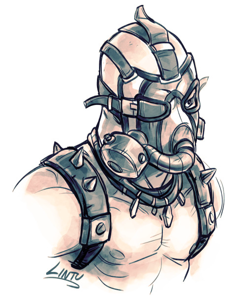lintufriikki: commission for spoofen! i had to watch the trailer again ‘cos krieg is damn ador