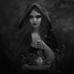 mad-girl-asylum:Incantation by Eireen©.