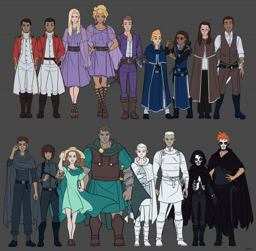 exmakina:The necromancers and cavaliers from Gideon the Ninth.I was thinking of drawing GtN characte