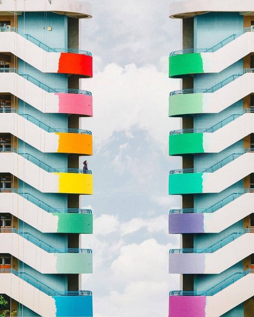 photogrist: Climbing the Rainbow on Hong Kong by @boluddha (at Hong Kong)www.instagram.com/p