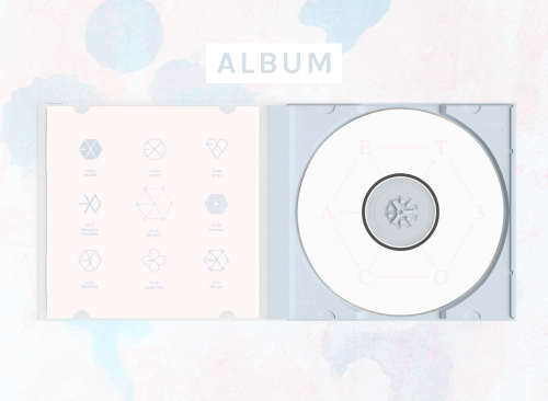cytaoplasm:10PM EX’ACT Pastel Album Redesign.