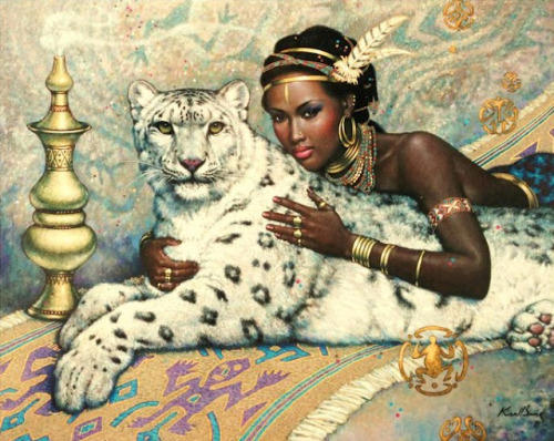 kissmyblackazz: African Goddesses by Karl Bang