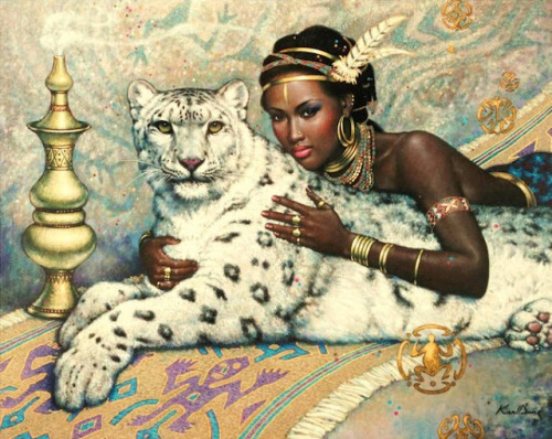 kissmyblackazz:African Goddesses by Karl Bang