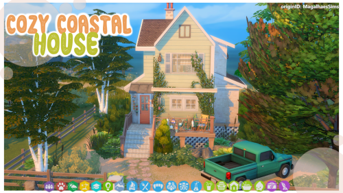 magalhaessims:COZY COASTAL HOUSE + CC LINKS  ❤️If you’re looking for a small, cozy place for your 