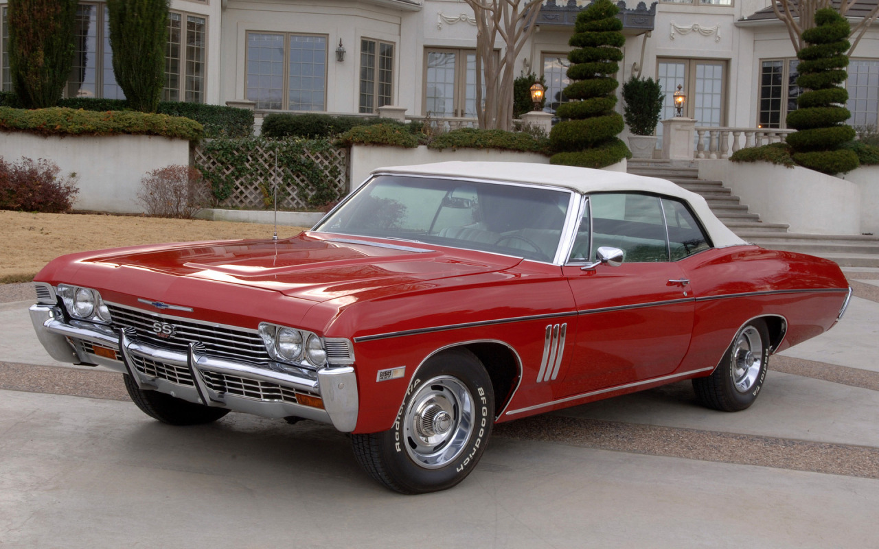 americanclassicmusclecars:  American Muscle Cars…  Chevrolet Impala SS 427 Convertible