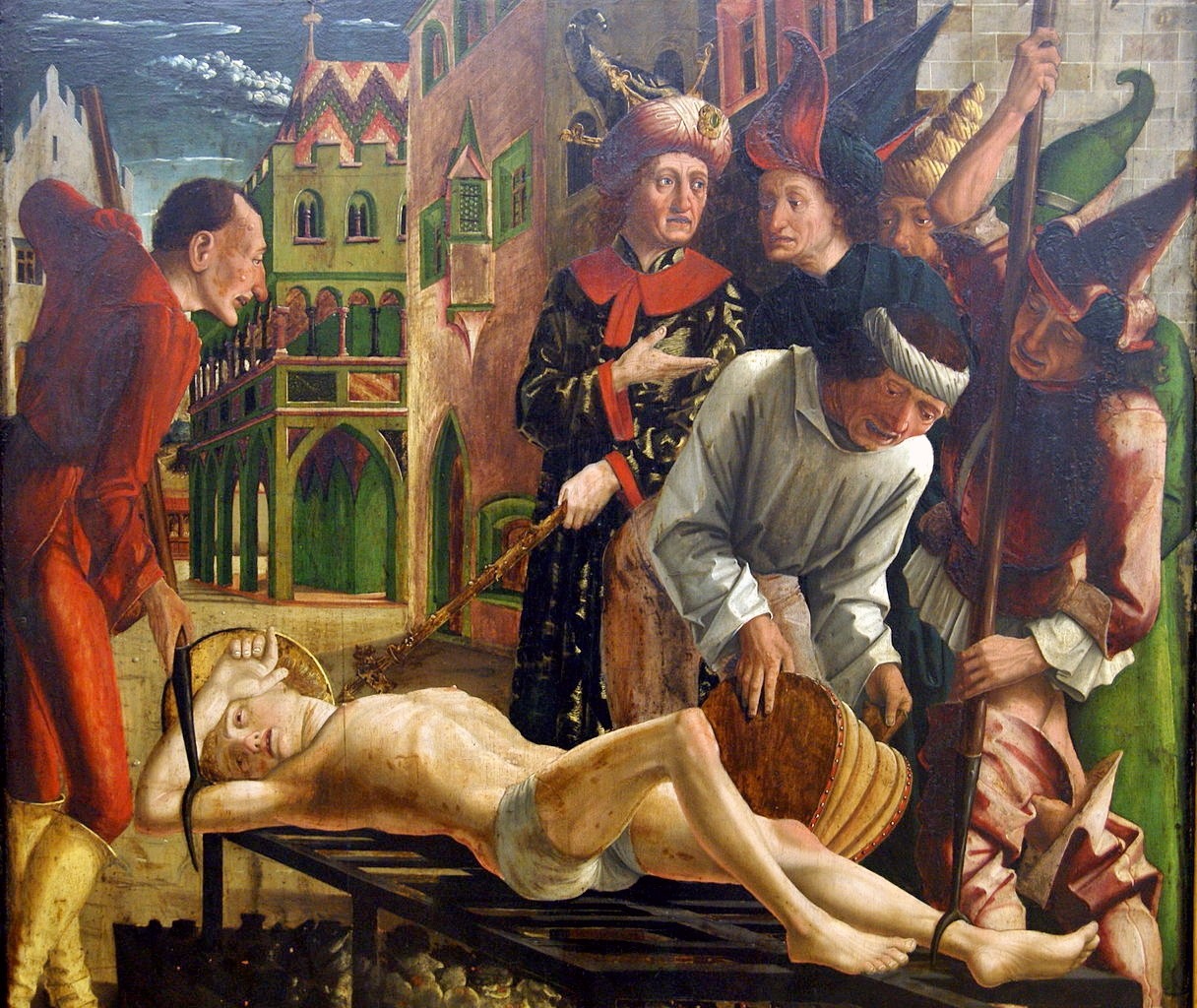 Michael Pacher (c. 1435, Bruneck, Sudtyrol - 1498 Salzburg); The Martyrdom of St.