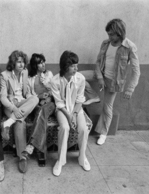 sheismylittlerocknroll:  Mick Taylor, Keith Richards, Mick Jagger and Charlie Watts, 1972 