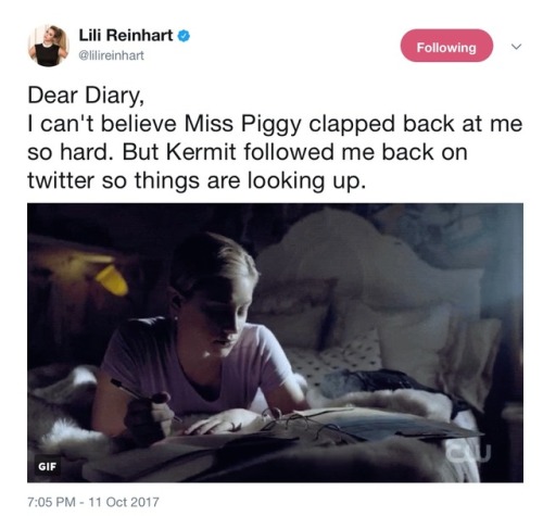 misguidedghostkilljoy - The saga of Lili/Cole/Miss Piggy/Kermit...