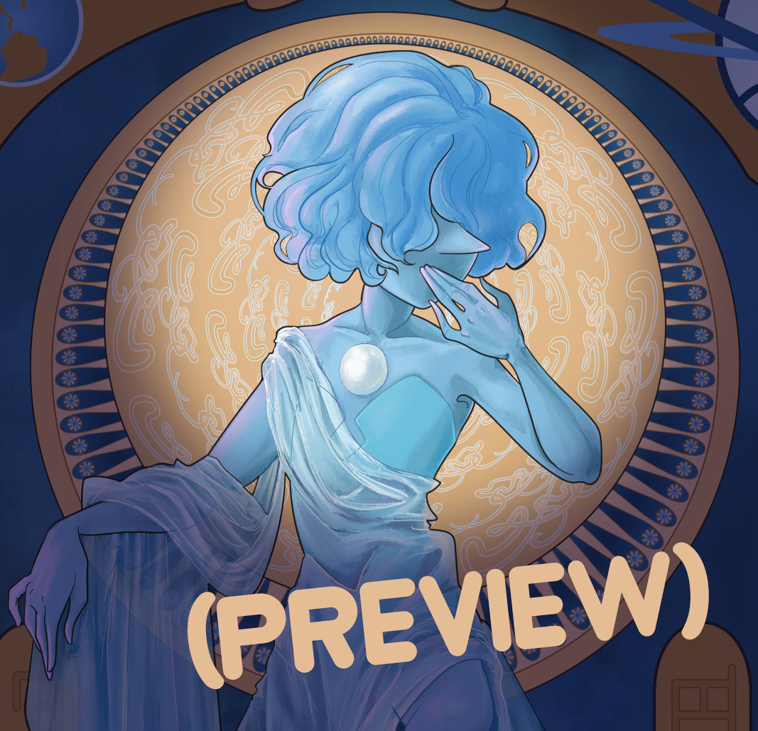 What’s this??? A preview for the @iamapearlzine zine cover I just finished illustrating? A zine that will be going 