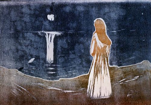 nobrashfestivity:Edvard Munch Moonlight by the sea, 1912The Legend of Zelda: Breath of the Wild (201