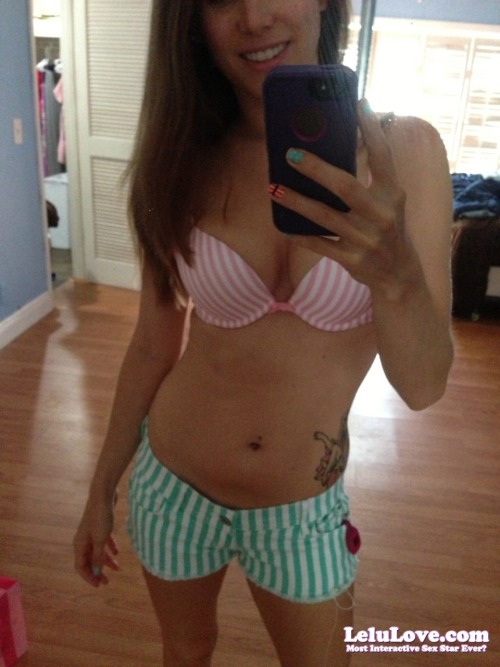 XXX Short shorts and bra stripes :) http://www.lelulove.com photo