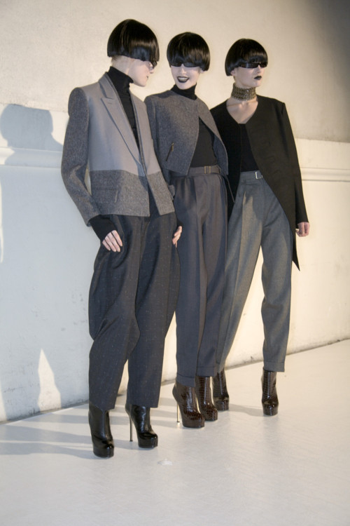 r0slyakova:  Hanne Gaby Odiele, Heidi Mount, &amp; Karmen Pedaru | YVES SAINT