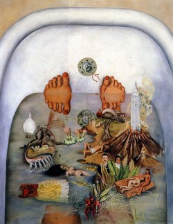 Red-Lipstick:  Frida Kahlo (1907-1954, Coyoacán, Mexico) - What The Water Gave Me,