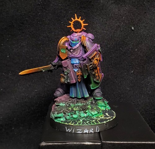 The Blade Guard Veteran From The Indomitus Box For My Spooky Army OOF It's Been A Minute From Me Posting,