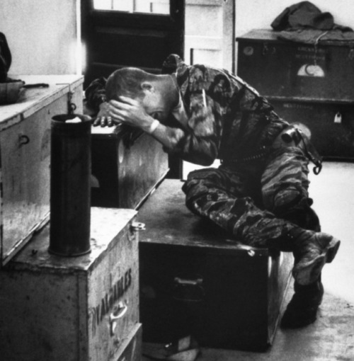 grief stricken soldier vietnam war era