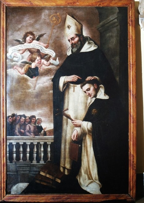 St. Albert the Great with his student, St. Thomas Aquinas