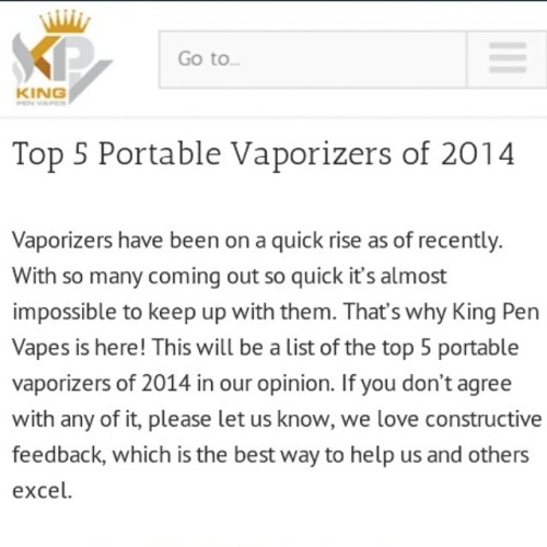 Check out our review of the top 5 portable vaporizers of 2014. Link is in our IG profile!#vaporizer 