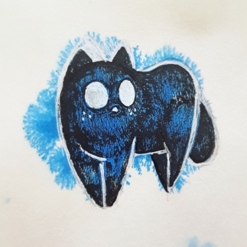 wheres-hope:May ghostly black cat bring you luck this Friday the 13th!