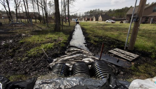 Arkansas Oil SpillThis photo was taken after an oil spill in Mayflower, Arkansas in 2013. Approximat
