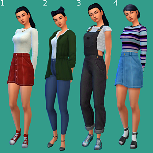 you should make a sim of lara jean covey from to... - Callie's CC Finds