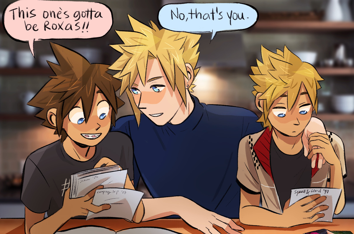 liverpepper:  sora: i cant really tell us apart all the time in baby photos!!! cloud