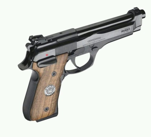 icecreamgundae:  badger-actual:  Beretta 92FS Centennial.  Wow, it’s beautiful. Beretta once again taunts gun owners by only offering a frame-mounted safety on expensive, limited run models.