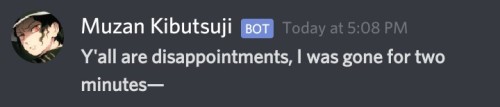 So Me And Two Of My Discord Friends Were Fucking Around With Our Kizuki Bots
