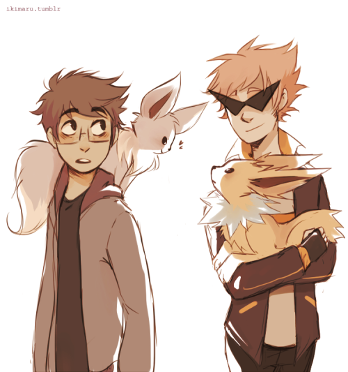 got a couple of suggestions saying what if Jake’s Eevee likes Dirk’s Jolteon so yeaH