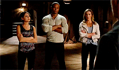 canariesatom:Spartan, Black Canary, and Speedy.