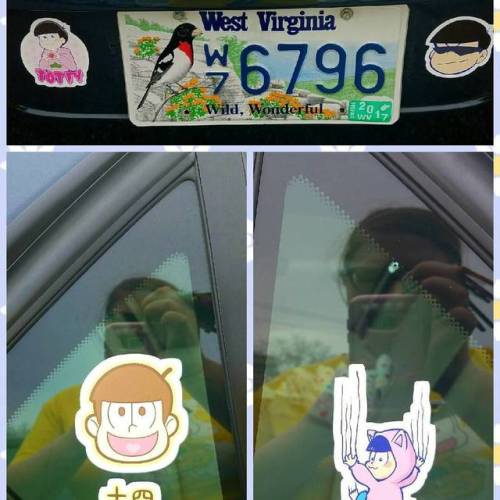 MY CAR IS GORGEOUS!!! #ososan #osomatsusan #jyushimatsu #todomatsu #choromatsu #karamatsu #おそ松さん #カラ