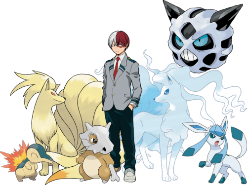 BNHA pokemon teams: Deku, Bakugou and Todorki - I accept CRITICISM but i really want Todoroki to hav