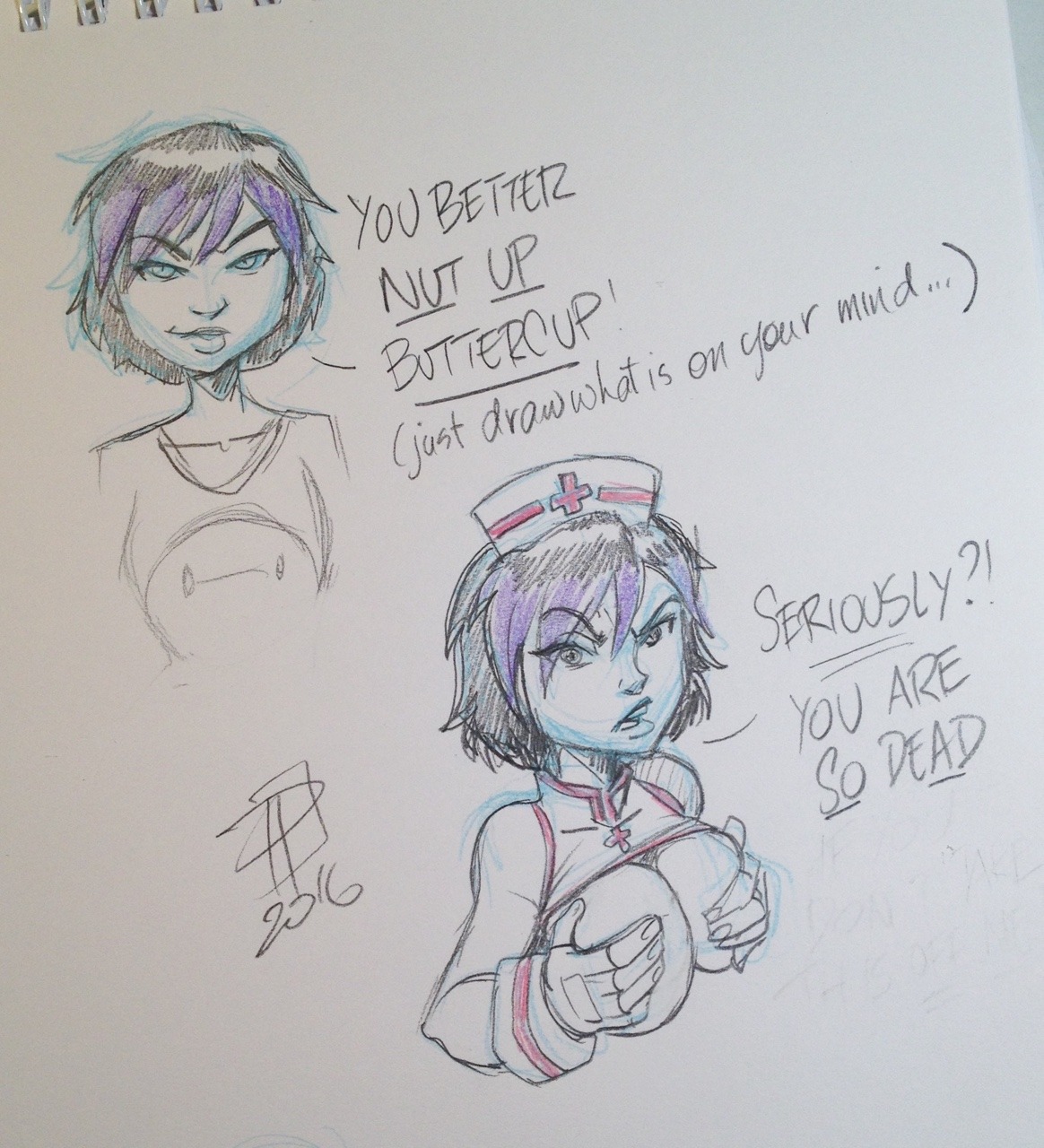 grimphantom2:  callmepo:  Warm-ups.   Messing with Gogo - my motivational coach -