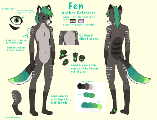Finally finished the ref sheet! (though I could still probably shove more info in on the right but n