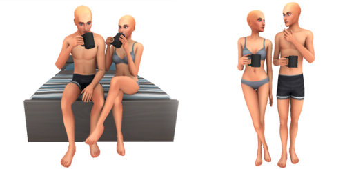 something-wicked-sims:  Something Wicked Sims  - Macchiato and Chill Poses A pack of 7 poses for cou
