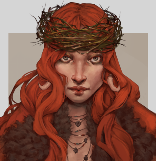 I’m deep into commissions right now so I don’t have much to share except for this portrait of Klifra