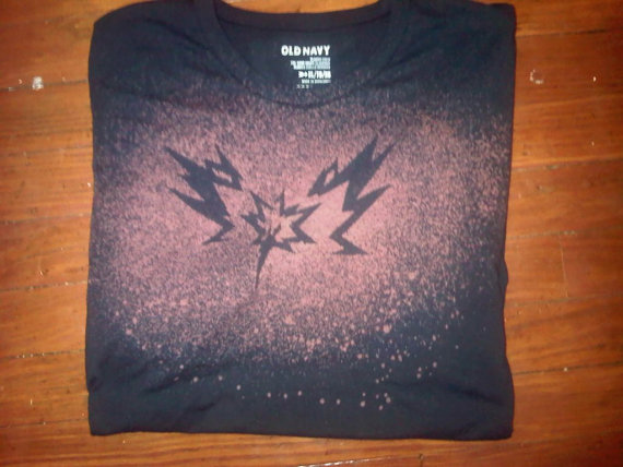 stepchildofthesun:  Custom Pokemon Bleached Shirt by AnxietyAntoinette on Etsy 