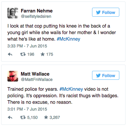 Porn photo salon:  Twitter explodes over #McKinney,