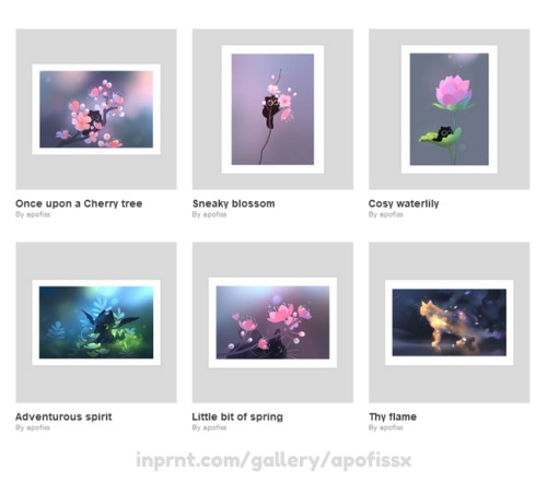  New prints now available on my INPRNT shop! (・｀ω´・) https://www.inprnt.com/gallery/apofissx/ 