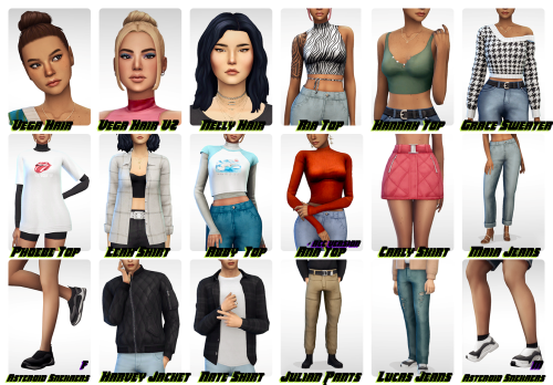 arethabee:wild ones collection19 new itemsbase game compatiblehairs are hat compatible downloads pag