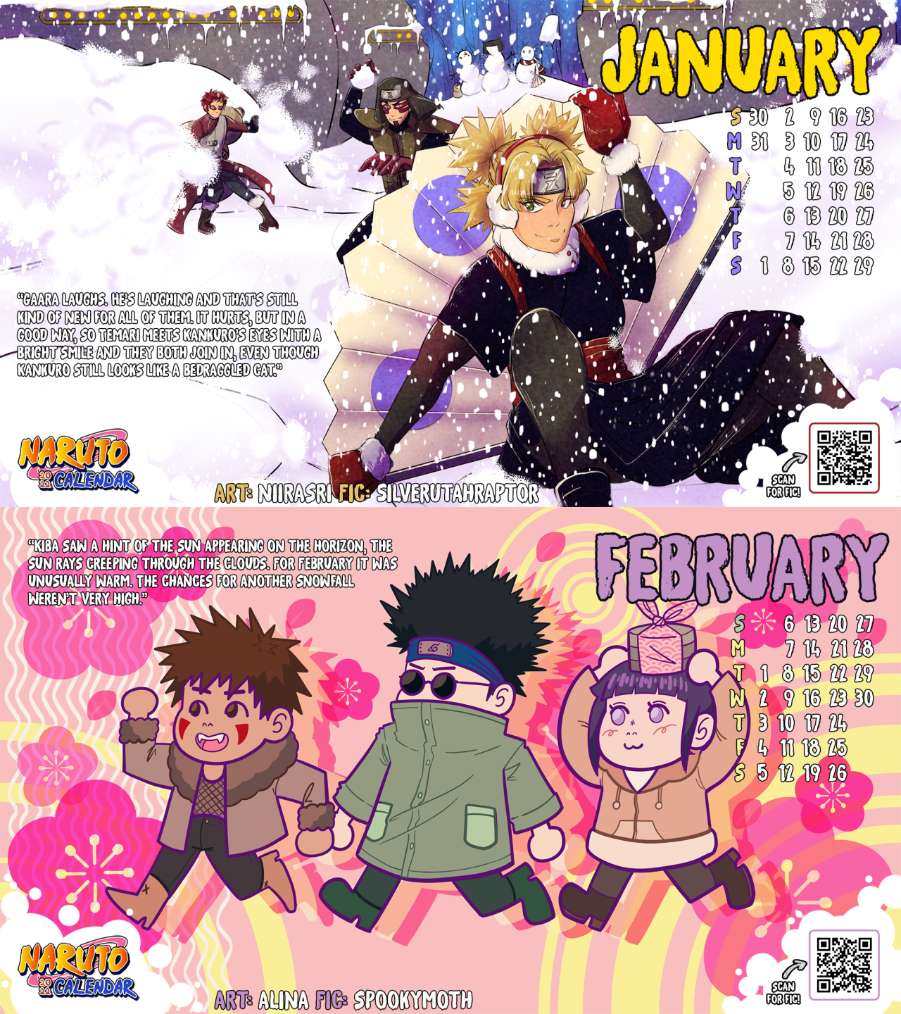 Naruto - Group 2024 - Calendar