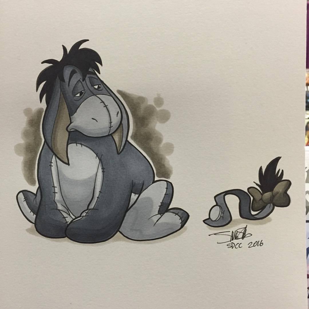 I may as well go see @aaronsparrow and @silvaniart at @wizardworld Columbus. Artist Alley tables A5-7
#eeyore #winniethepooh