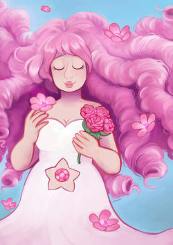 Etchersketch:  A3 Rose Quartz Print For Upcoming Perth Supanova. After Many Weeks