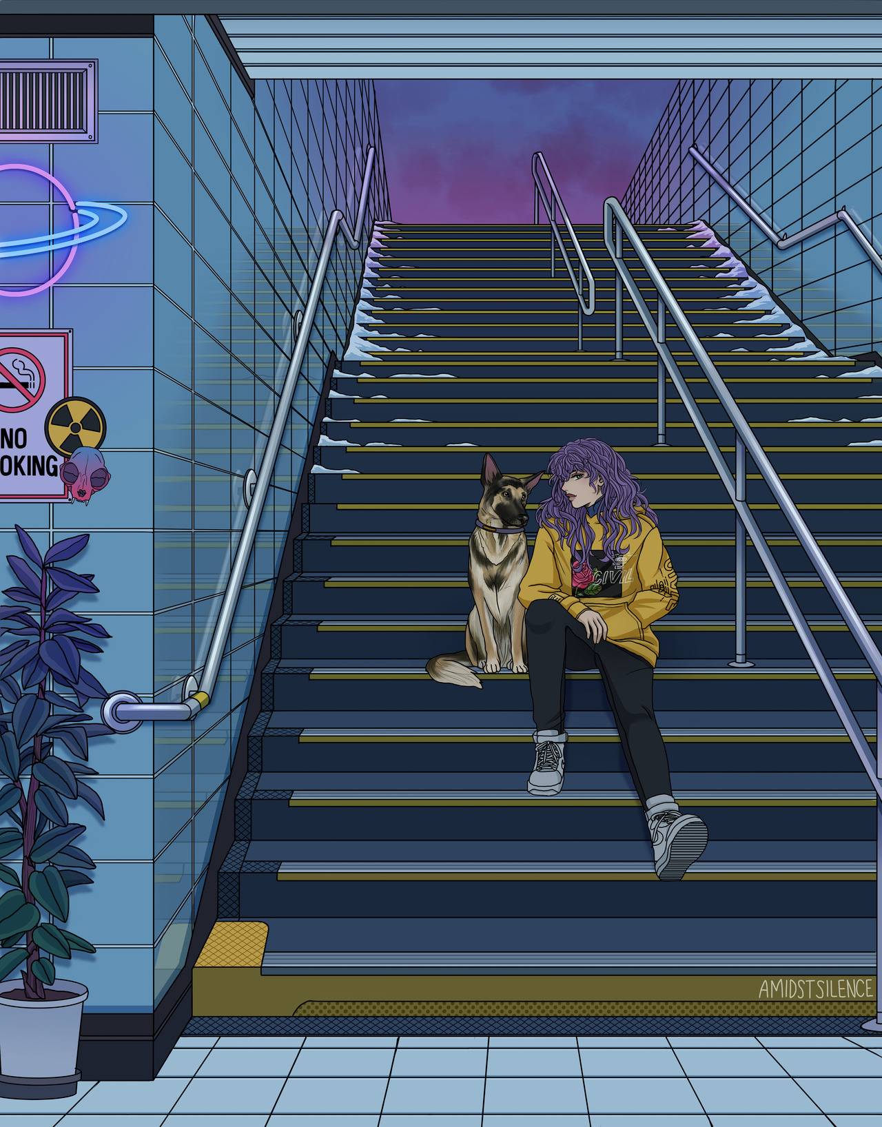 amidstsilence: | Neon Subway | shop | instagram 