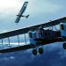 pinturas-gran-guerra-aire:1917 Gotha over LondonA large bit of artistic license here, it’s impossible to depict a night scene with realistic light levels, but the Gotha bombers are so impressive I will give this one a pass, just imagine someone