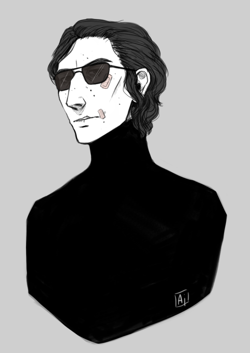 first-disorder:Hux and Ren with glasses bc why not.