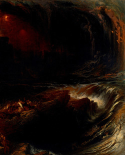 Nigra-Lux:  Martin, John (1789-1854) The Deluge (Detail, Inv.)1834Oil On Canvas,