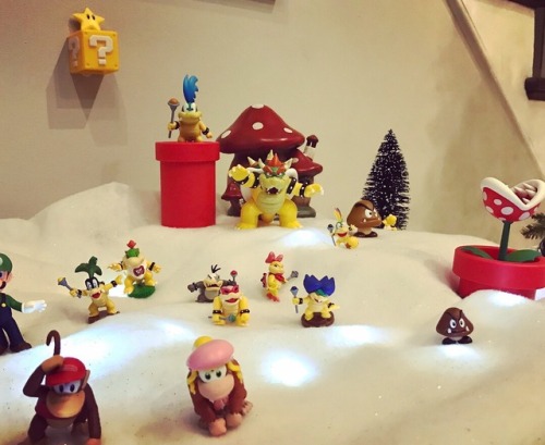 popiconshop:The best Christmas village is a Mario Village.Oh man oh man OH MAN! I want this! 