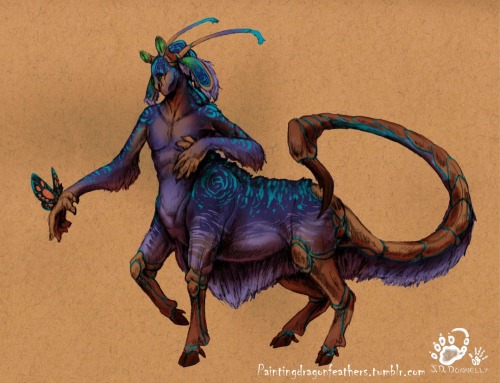 lackofa:paintingdragonfeathers:Animorph AndaliteGIANT DISCLAIMER: I have personally never read Animo