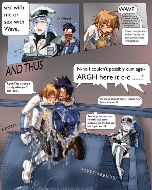 Akame Ga Kill NSFW comic, enjoy.Fullsize in Patreon as always, www.patreon.com/Rx26