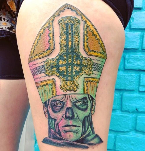 Tattoo Thursday featuring thischarmingwoman92&rsquo;s amazing Papa III tattoo. Tattoo done by ou